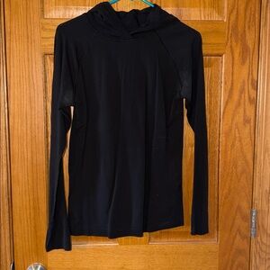 Athleta Black Performance Hooded Pullover